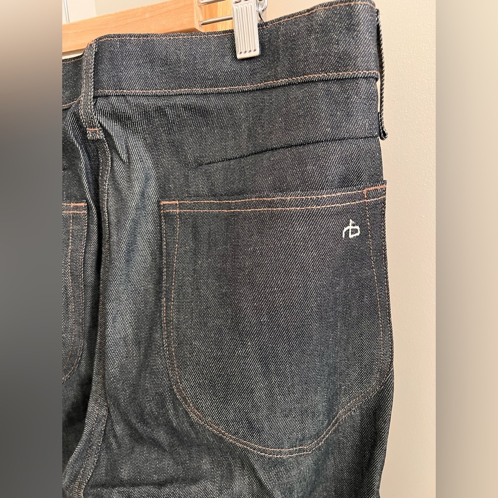 rag & bone Men's Straight Jeans - Dark Blue - Picture 3 of 7